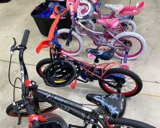 GIRLS AND BOYS BIKES