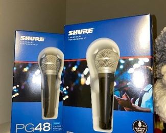 SHURE PGA48 CARDIOID DYNAMIC VOCAL MICROPHONE