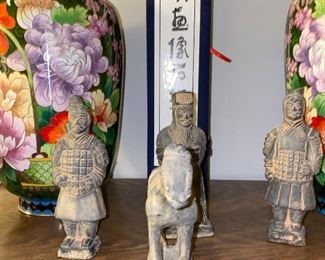 CHINESE WARRIOR FIGURINES