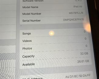 MAC IPAD AIR 32GB