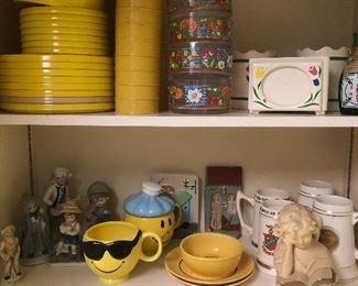 Mid Century pottery and smalls