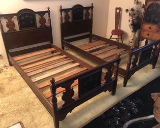 Made in England in the early 1900's twin bedroom suite