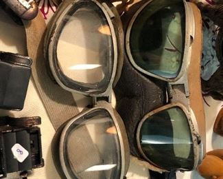 WWII Pilot training goggles