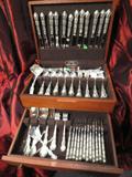 Gorham sterling silver flatware "Strausbourg" pattern