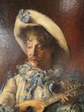 Late 19th century masterwork by listed French artist Antoine Vollons, oil on canvas