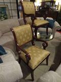 PAIR NEOCLASSICAL ARMCHAIRS