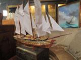 WOOD TALL SHIP MODEL
