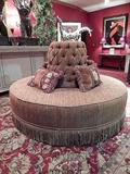 ROUND CONFIDANTE SOFA WITH TUFTED BACK - PRISTINE CONDITION!