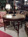 MAITLAND SMITH MARBLE TOP CENTER TABLE
