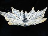 LALIQUE CHAMPS ELYSEES CRYSTAL CENTERPIECE BOWL IN GOLD