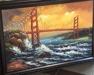 Painting of the Golden Gate Bridge