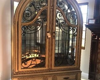 Marge Carson Display cabinet - fabulous - works with dining table! 