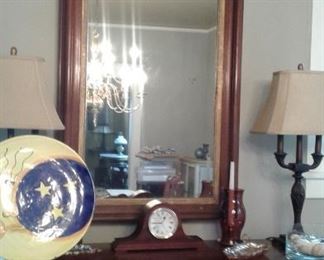 Mirror with a history!  It was present IN THE ROOM for the first GE TELEVISION BROADCAST IN THE COUNTRY!