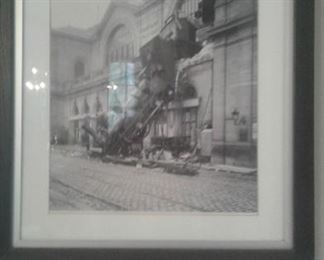 Famous Paris print of the locomotive