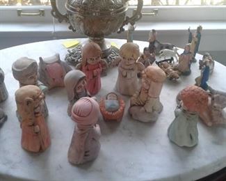  2 sets of 1970s vintage Nativity sets