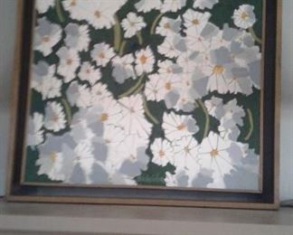 large 1970's painting,