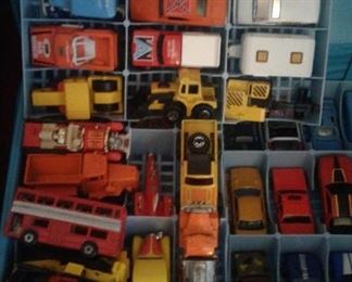 Lots of 70s matchbox and Hot wheels