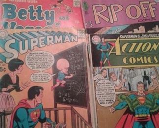 Star trek, Superman, RIP OFF, Brain Boy comics