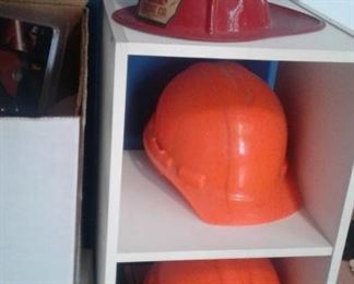 HARD HATS AND VINTAGE CHILDS FIREHAT