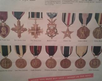 CLOSE UP OF MEDAL DETAILS