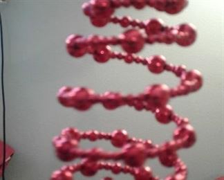 UNIQE SET OF THESE BEADED SPRINGY ORNAEMTNS