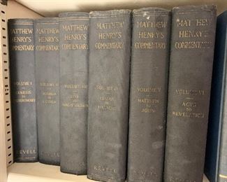 Matthew Henry's Commentary ...6 volumes