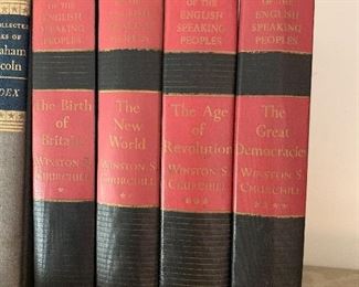 A History of English Speaking Peoples...Winston Churchill...4 volumes in excellent condition
