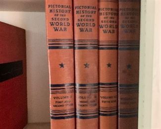 Pictorial History of the Second World War...4 volumes