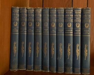 History of the Civil War...Robert Lanier...10 volumes