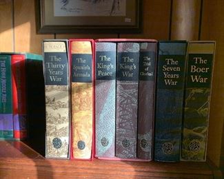 Folio Society...The Thirty Years War, The Spanish Armada, 3 volume set The King's Peace, The Kings War & The Trail of Charles the I