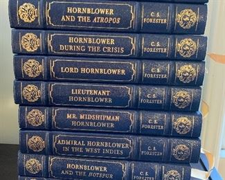 Hornblower Classics - C. S. Forester complete set of 11...excellent condition - Easton Press