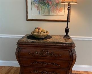 Granite Top 3 Drawer Chest