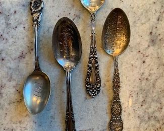 Sterling Souvenir Spoons