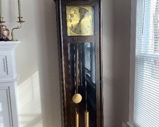 Beautiful Antique Colonial manufacturing company Grandfather Clock Zeeland Michigan
