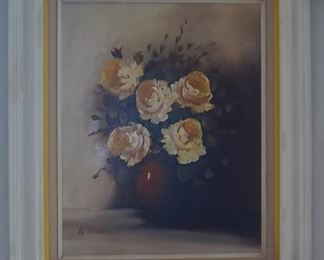 A. Silver  Oil on Canvas