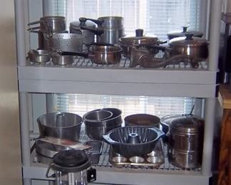 Revere Ware and misc Bakeware