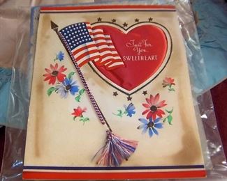 WWII Greeting Cards, Valentines and Postcards