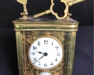 031MAntique French Carriage Clock