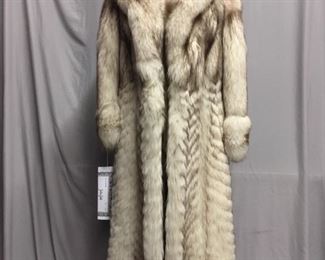 B. Full length Blue Fox Herringbone cit. - $3,500.