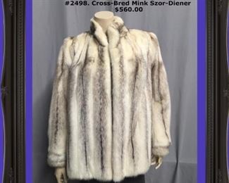 #2498. Cross -Bred Mink Scor-Diener, $560.00