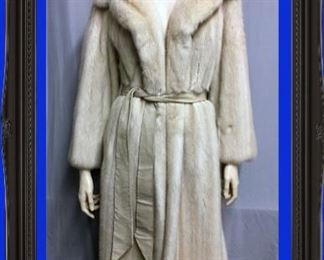 #2505. 3/4 Length Pearl Cross Mink, $595.00