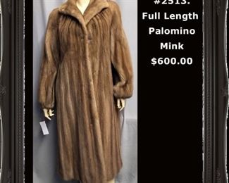 #2513. FL Palomino Mink - $600.00