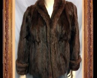 #2583.  Russian Squirrel Jacket 1940s - $150.00