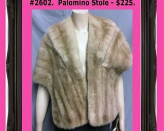 #1602.  Palomino Stole - $225.