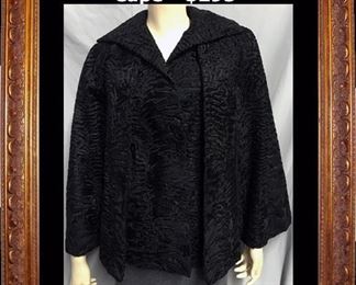#2605.  Persian Lamb Cape - $295.