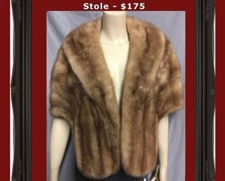 #2596.  1950's Haze Stole - $175.