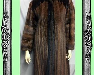 #2609.   Diane Furstenberg Ranch & Mahogany Mink - $795.