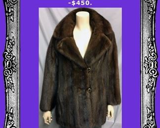 #2616.  Ludwig Mahogany Coat - $450.