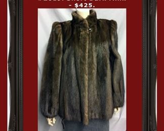 #2619.  Short Dark Mink - $425.