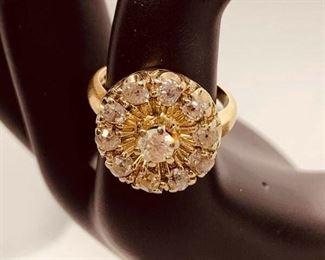 Diamond and Gold ring